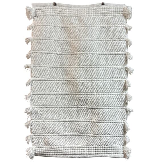 Serena & Lily Sydney Bath Rug in White 24 x 36 inches